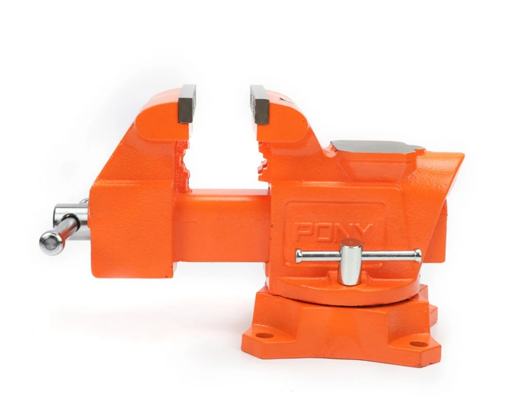 Otočný zverák PONY JORGENSEN Heavy Duty - rozpätie čeľustí 91mm