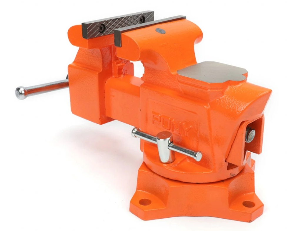 Otočný zverák PONY JORGENSEN Heavy Duty - rozpätie čeľustí 91mm