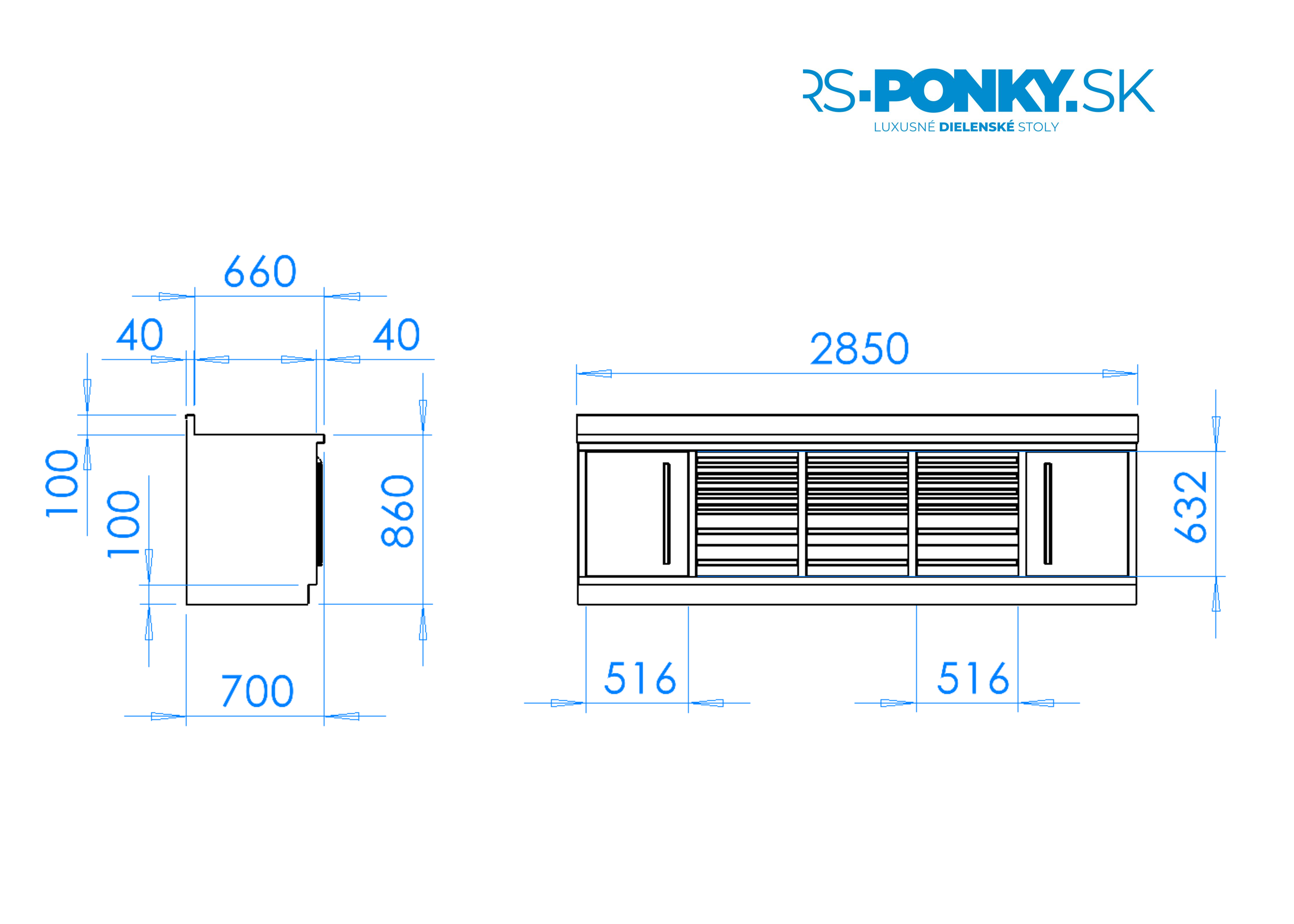 dielenský ponk - 20 - blue