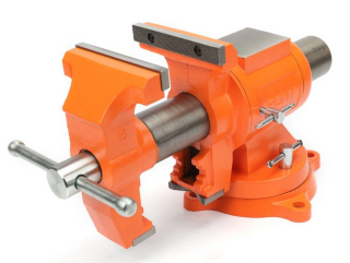 Zverák otočný v dvoch osiach PONY JORGENSEN Heavy Duty - rozpätie čeľustí 125mm